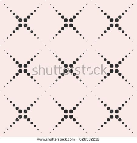 Vector Seamless Pattern Simple Geometric Texture Stock Vector (Royalty Free) 626532212 | Shutterstock