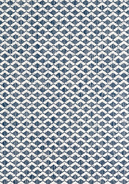 AT79113 CASHIERS Wallpaper Navy from the Anna French Small Scale collection