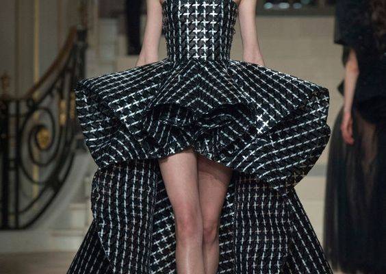 PARIS, FRANCE - JANUARY 23:  A model walks the runway during the Ashi Studio Spring Summer 2019 show as part of Paris Fashion Week on January 23, 2019 in Paris, France.  (Photo by Kay-Paris Fernandes/Getty Images)