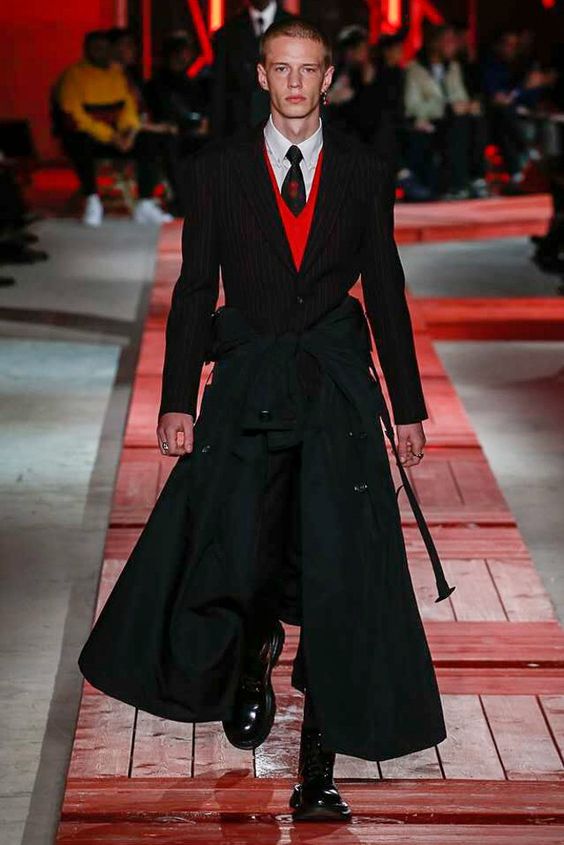 Alexander McQueen Fall 2018 Menswear Fashion Show