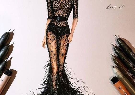 Fashion Illustrations by Natalia Zorin Liu | Art and Design