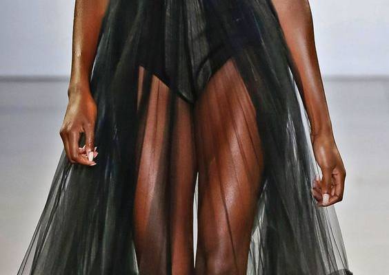 Designer Pleated Gown | Clothia