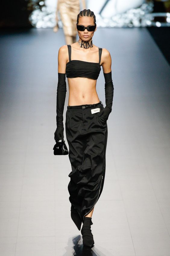 The Runway Debuts of the Archival Looks That Inspired the Kim x Dolce