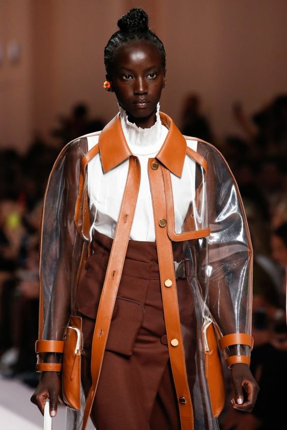 Fendi Spring Summer 2019 Ready To Wear-ready Woman Vogue Runway transparence trend details  –  Read the Spring Summer 2019 Trends Fashion Week Coverage on Houseofcomil.com