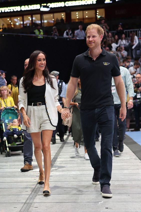 Meghan Markle stuck to her post-palace, quiet luxury aesthetic for the 2023 Invictus Games. Tap to see more.,