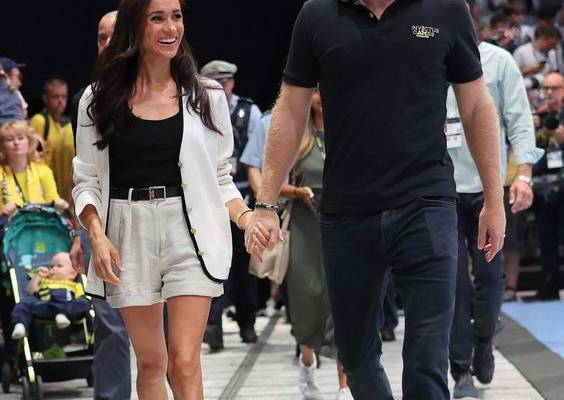 Meghan Markle stuck to her post-palace, quiet luxury aesthetic for the 2023 Invictus Games. Tap to see more.,