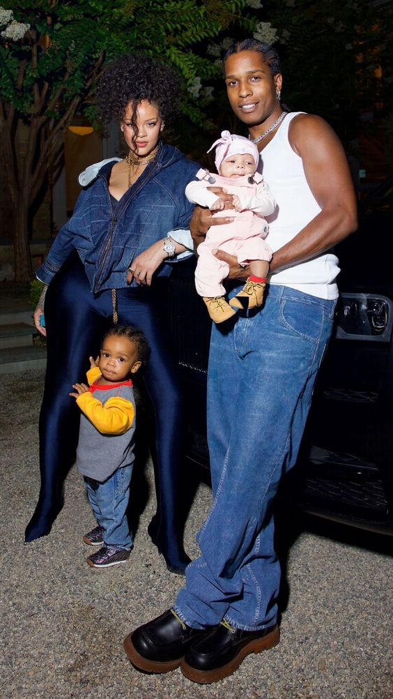 See the first photos of Rihanna and A$AP Rocky’s growing family here.