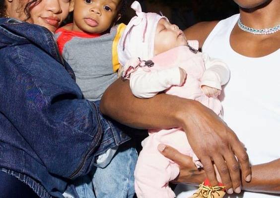 See the first photos of Rihanna and A$AP Rocky's growing family here.