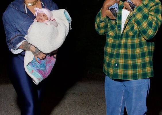 See the first photos of Rihanna and A$AP Rocky's growing family here.