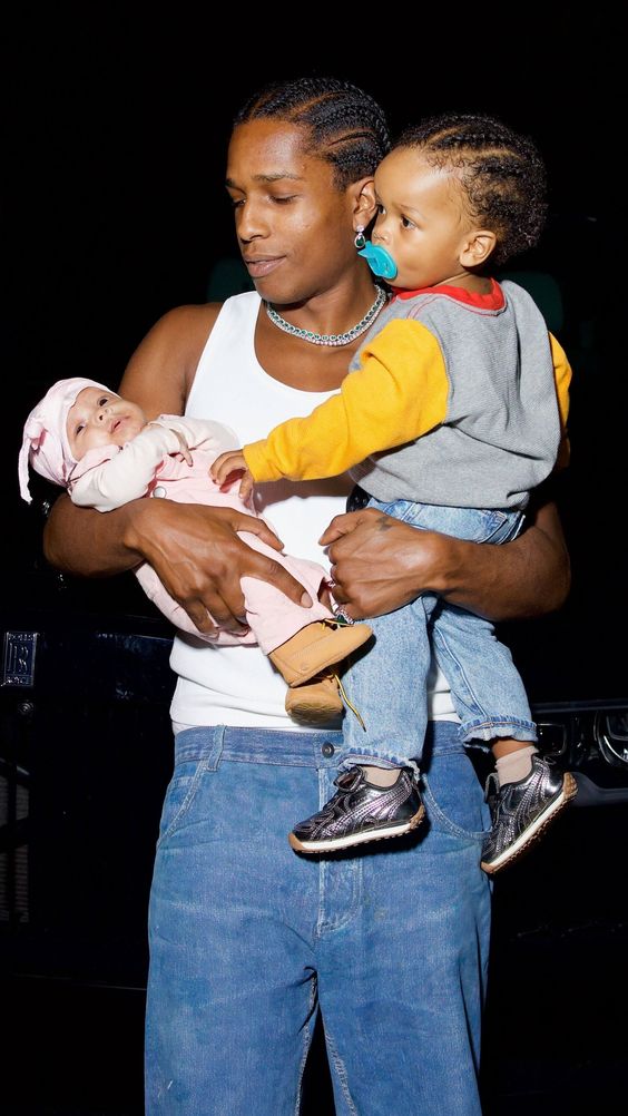 See the first photos of Rihanna and A$AP Rocky’s growing family here.