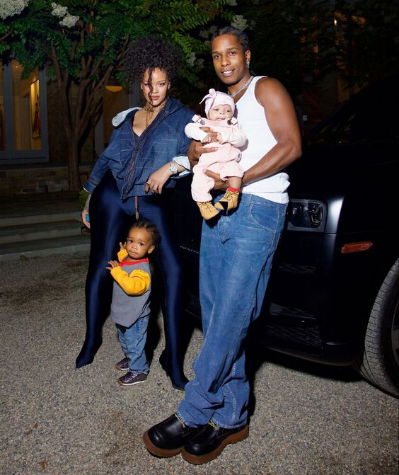 See the first photos of Rihanna and A$AP Rocky’s growing family here.