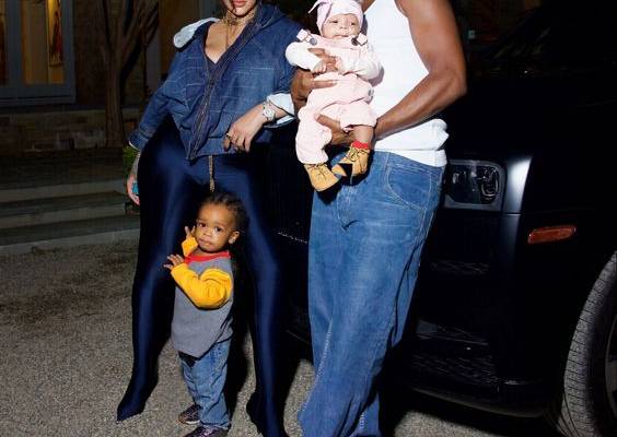 See the first photos of Rihanna and A$AP Rocky's growing family here.
