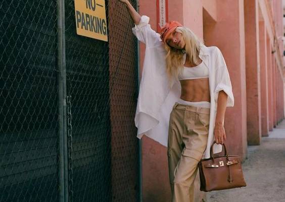 Get shopping tips straight from style star Elsa Hosk. Tap to see more.