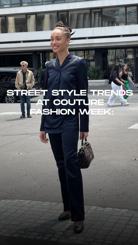 Gothic Summer is one of the biggest trends to come out of 2023 couture fashion week. Tap to see more of the top street style trends.