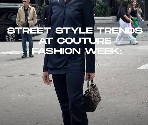 Gothic Summer is one of the biggest trends to come out of 2023 couture fashion week. Tap to see more of the top street style trends.