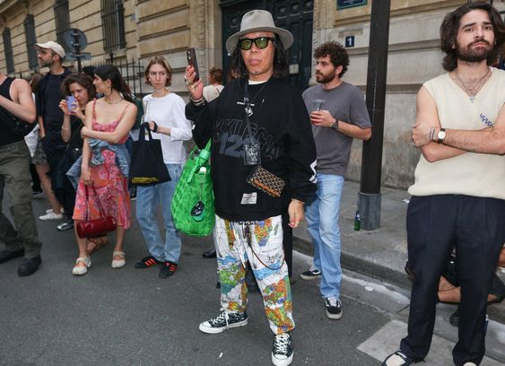 5 inch hemlines, knit tanks, soccer jerseys, and more were some of the biggest menswear trends from the spring 2024 season. Tap to see more.