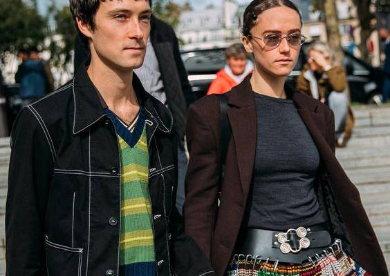 From color-blocking and clashing prints to dresses layered over pants, these street-style looks felt newly experimental. Tap to see the best looks.