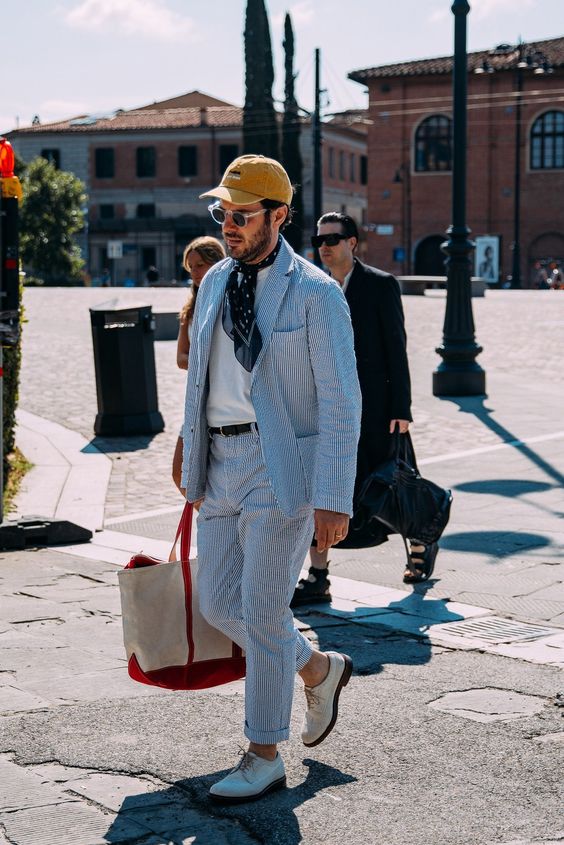 Acielle Tanbetova is on the ground at the Pitti Uomo 2024 fair in Florence, Italy, capturing the best dressed guests, editors, stylists and more.