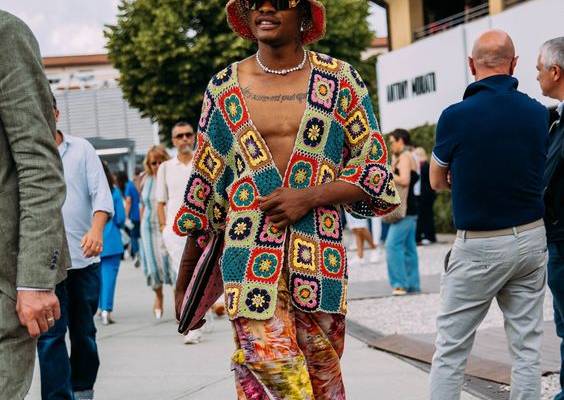 Acielle Tanbetova is on the ground at the Pitti Uomo 2024 fair in Florence, Italy, capturing the best dressed guests, editors, stylists and more.