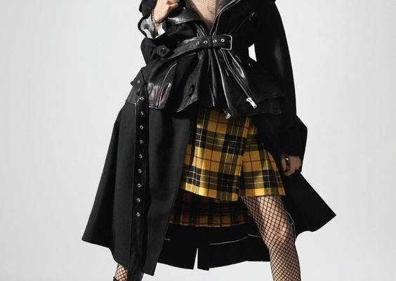 Bente Oort Vogue China Punk Style Fashion Editorial