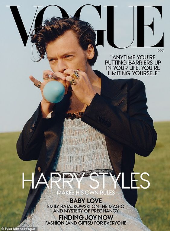 Harry Styles mocks controversy surrounding Vogue Gucci dress cover