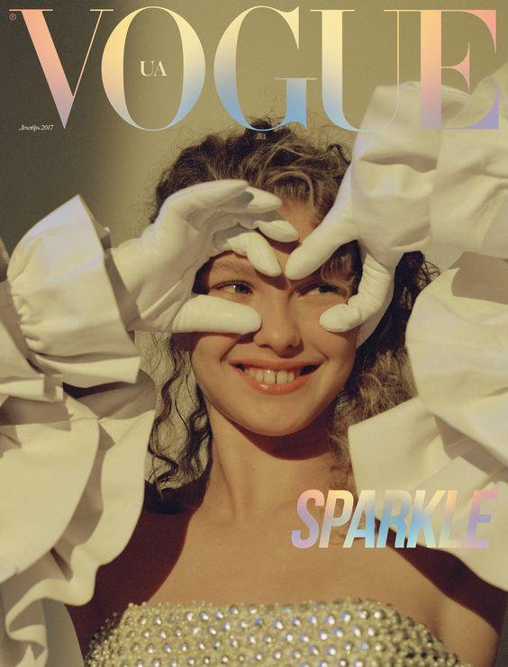“Sparkle” December cover for Vogue Ukraine with the gorgeous Dorit Revelis, styled by me! — Bon Au Petite!