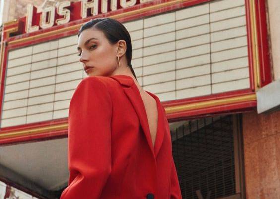 Jacquelyn Jablonski Suits Up in Rainbow Hues for Vogue Poland