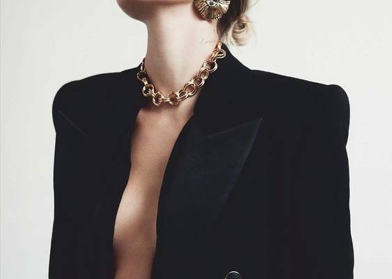 Hailey Bieber covers Vogue India August 2020 by Zoey Grossman