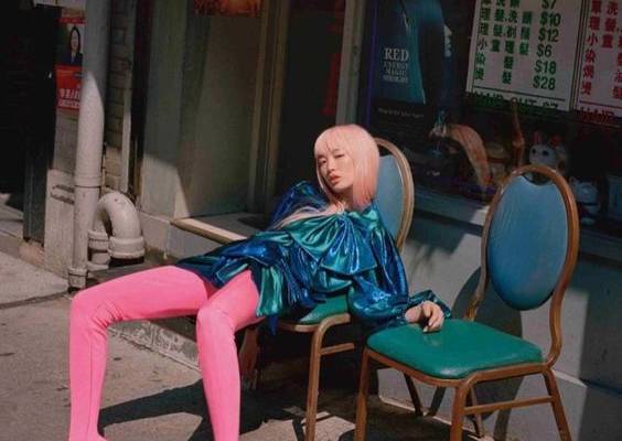 Fernanda Ly Models Colorful Ensembles for Vogue Russia