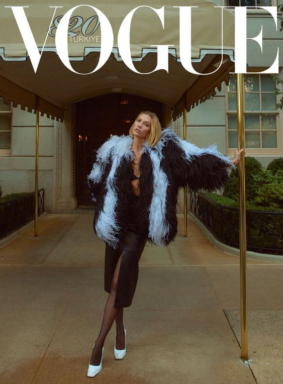 Karlie Kloss Models Autumn Outerwear for Vogue Turkey