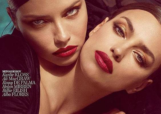Que bonita! Adriana continued to solidify her modelling credentials this month, and appears on the cover of Spanish Vogue alongside Irina Shayk for the August issue