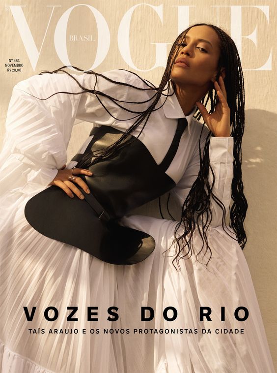 Taís Araujo é a cover-girl da Vogue de novembro especial Rio de Janeiro