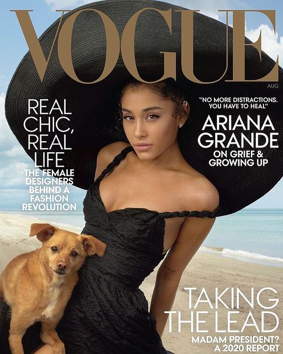Ariana Grande makes her debut on Vogue cover