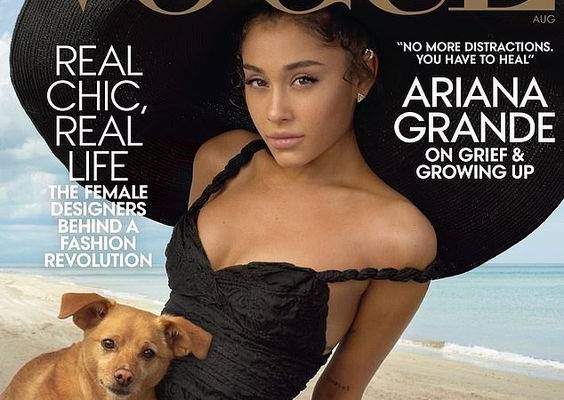 Ariana Grande makes her debut on Vogue cover