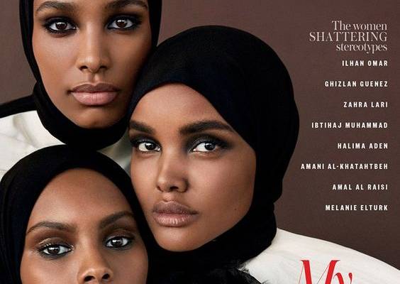 Vogue Arabia Makes History, Puts Three Black Hijabi Models on the Cover