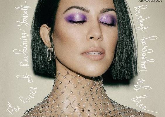 Kourtney Kardashian debuts choppy bob in striking Vogue Arabia cover