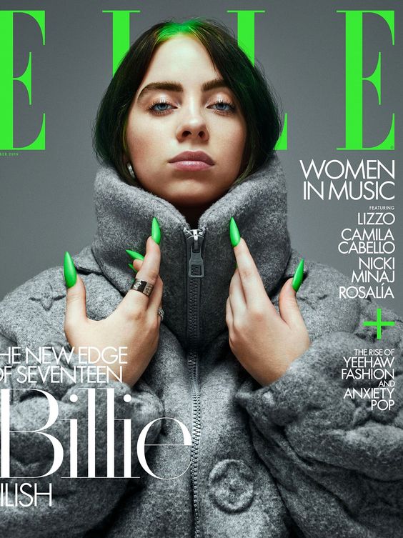 Billie Eilish Elle Magazine ShootCredit: Yvan Fabing