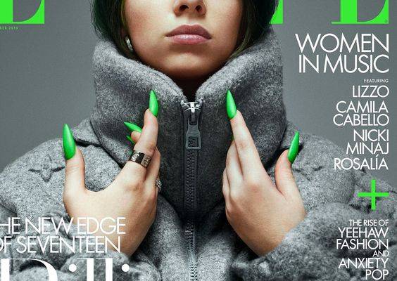 Billie Eilish Elle Magazine ShootCredit: Yvan Fabing