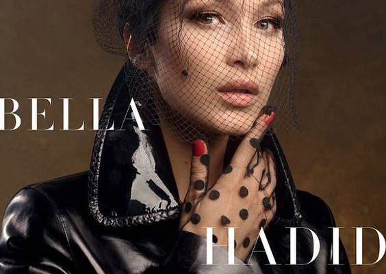 Glamorous Bella Hadid poses for Vogue Arabia