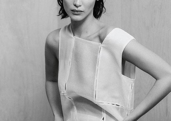 Bella Hadid wears minimal makeup as she poses for Vogue Greece