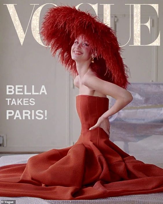 Bella Hadid becomes the first model to grace Vogue digital cover