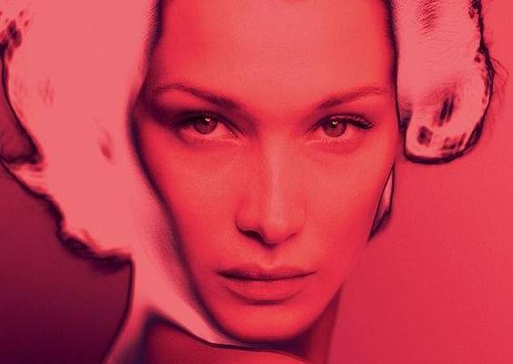 Bella Hadid wears minimal makeup as she poses for Vogue Greece