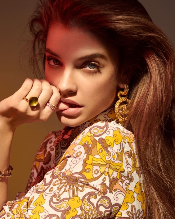 Barbara Palvin Models Super Luxe Looks for Vogue Portugal