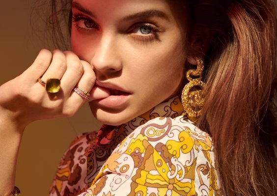 Barbara Palvin Models Super Luxe Looks for Vogue Portugal