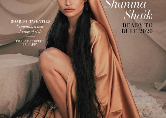 Shanina Shaik Harper’s Bazaar Arabia 2020 Cover Fashion Editorial