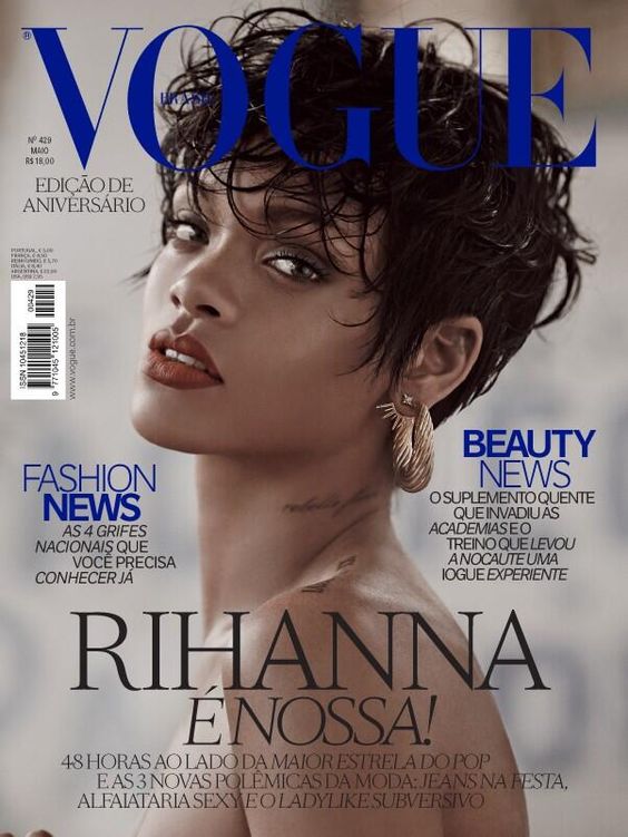rihanna vogue brazil cover subscribers Rihanna Lands Vogue Brazils 39th Anniversary Covers