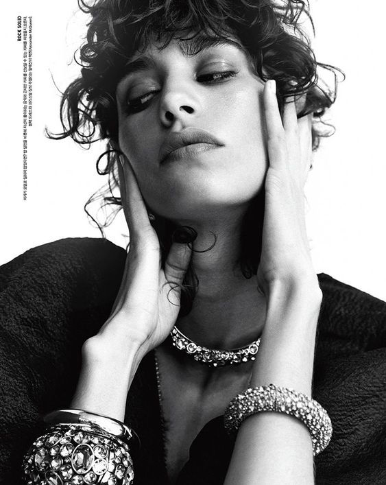 Mica Arganaraz | Vogue Korea | 2018 Cover | Black