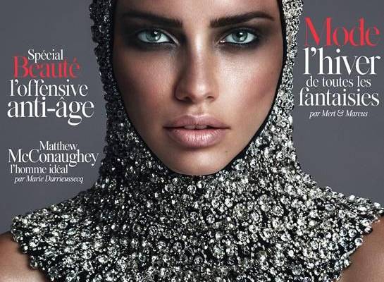 Adriana Lima Goes Medieval on Vogue Paris November 2014 Cover