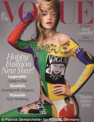 Gigi Hadid shows off endless model legs in Vogue spread | Daily Mail Online