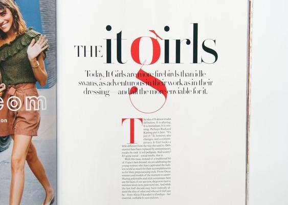 Typography is undoubtedly very effective when it comes to publishing journals, magazine, advertisements, and more. In the image, one can see how the typography choice is efficiently used in order to bring the reader's attention directly to the title first, as it flows down to the rest of the passage.